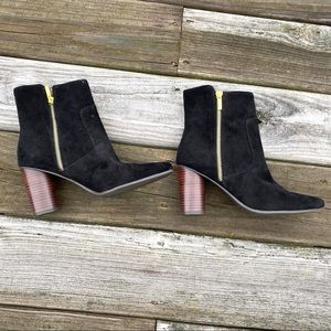 NWOT.  Aerosoles black suede boots size 7 1/2 - never worn